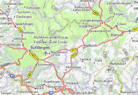 MICHELIN Altheim map 